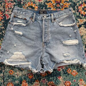 Abercrombie & Fitch High Rise 4" Short Women's Size 28/6